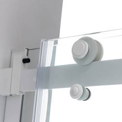 KABINA PRYSZNICOWA PROSTOKĄTNA KZ202C BIAŁA 120x90 CM KZ202C-WH-120X90