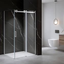 KABINA PRYSZNICOWA PROSTOKĄTNA KZ203C BIAŁA 120x80 CM KZ203C-WH-120X80