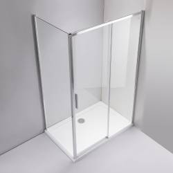 KABINA PRYSZNICOWA PROSTOKĄTNA SUPER SLIM NOVA CHROM 100x90 CM 6 MM NOVA-CH-100X90