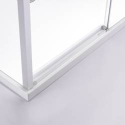KABINA PRYSZNICOWA PROSTOKĄTNA SUPER SLIM NOVA CHROM 100x90 CM 6 MM NOVA-CH-100X90