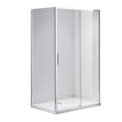 KABINA PRYSZNICOWA PROSTOKĄTNA SUPER SLIM NOVA CHROM 100x90 CM 6 MM NOVA-CH-100X90