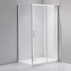 KABINA PRYSZNICOWA PROSTOKĄTNA SUPER SLIM NOVA CHROM 120x80 CM 6 MM NOVA-CH-120X80