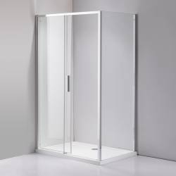 KABINA PRYSZNICOWA PROSTOKĄTNA SUPER SLIM NOVA CHROM 120x80 CM 6 MM NOVA-CH-120X80