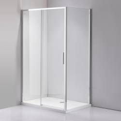 KABINA PRYSZNICOWA PROSTOKĄTNA SUPER SLIM NOVA CHROM 120x90 CM 6 MM NOVA-CH-120X90