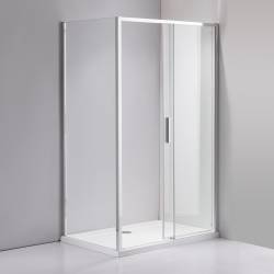 KABINA PRYSZNICOWA PROSTOKĄTNA SUPER SLIM NOVA CHROM 120x90 CM 6 MM NOVA-CH-120X90