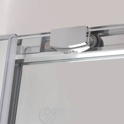 KABINA PRYSZNICOWA PROSTOKĄTNA SUPER SLIM NOVA CHROM 120x90 CM 6 MM NOVA-CH-120X90