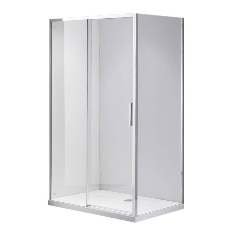 KABINA PRYSZNICOWA PROSTOKĄTNA SUPER SLIM NOVA CHROM 90x80 CM 6 MM NOVA-CH-90X80