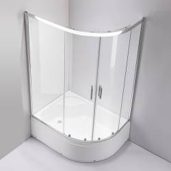 KABINA PRYSZNICOWA Z BRODZIKIEM MAJA PRAWA CHROM 115x85 CM 5MM MAJA-CH-R-115X85