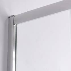 KABINA PRYSZNICOWA Z BRODZIKIEM MAJA PRAWA CHROM 115x85 CM 5MM MAJA-CH-R-115X85