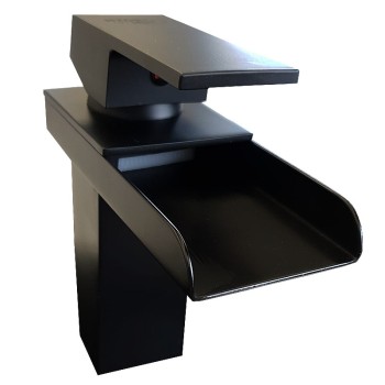 Bateria łazienkowa umywalkowa kaskada FSM012B black