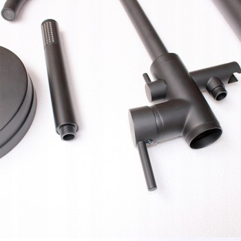 Bateria łazienkowa wolnostojąca black WSH2012B