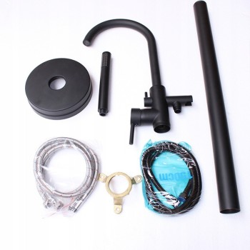 Bateria łazienkowa wolnostojąca black WSH2012B