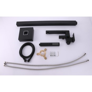 Bateria łazienkowa wolnostojąca wannowa stojąca WSH1532B black
