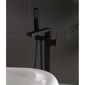Bateria łazienkowa wolnostojąca wannowa stojąca WSH1532B black