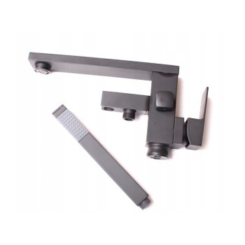 Bateria łazienkowa wolnostojąca wannowa stojąca WSH1532B black
