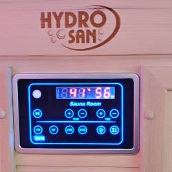 SAUNA KOMBO INFRARED/FIŃSKA HELSI3 Z PIECEM 6kW 3-4 OSOBOWA 160x160 CM 2w1 HELSI3