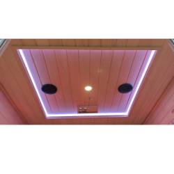 SAUNA KOMBO INFRARED/FIŃSKA HELSI3 Z PIECEM 6kW 3-4 OSOBOWA 160x160 CM 2w1 HELSI3