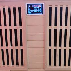 SAUNA KOMBO INFRARED/FIŃSKA HELSI3 Z PIECEM 6kW 3-4 OSOBOWA 160x160 CM 2w1 HELSI3