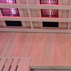 SAUNA KOMBO INFRARED/FIŃSKA HELSI3 Z PIECEM 6kW 3-4 OSOBOWA 160x160 CM 2w1 HELSI3