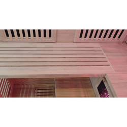 SAUNA KOMBO INFRARED/FIŃSKA HELSI3 Z PIECEM 6kW 3-4 OSOBOWA 160x160 CM 2w1 HELSI3