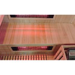 SAUNA KOMBO INFRARED/FIŃSKA HELSI3 Z PIECEM 6kW 3-4 OSOBOWA 160x160 CM 2w1 HELSI3