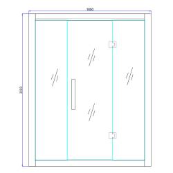 SAUNA KOMBO INFRARED/FIŃSKA HELSI3 Z PIECEM 6kW 3-4 OSOBOWA 160x160 CM 2w1 HELSI3