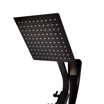 Bateria prysznicowa z deszcownicą TSM154B Czarna