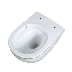 MISKA WC WISZĄCA TORNADO MIZU-WH-GL-TR-02 BIAŁA DESKA WOLNOOPADAJĄCA DUROPLAST MIZU-WH-GL-TR-02