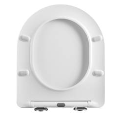 MISKA WC WISZĄCA TORNADO MIZU-WH-GL-TR-03 BIAŁA DESKA WOLNOOPADAJĄCA MIZU-WH-GL-TR-03