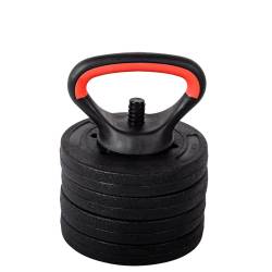 HANTLE BITUMICZNE REGULOWANE ZESTAW 2x20 KG+SZTANGA+UCHWYTY KETTLEBELL RP12-40 RP12-40