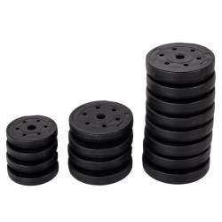 HANTLE BITUMICZNE REGULOWANE ZESTAW 2x20 KG+SZTANGA+UCHWYTY KETTLEBELL RP12-40 RP12-40