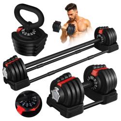 HANTLE REGULOWANE KETTLEBELL ZESTAW AUTOMATYCZNA REGULACJA 3W1 22 KG RP15 RP15