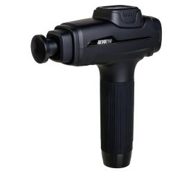 PISTOLET DO MASAŻU MOCNY MASAŻER DO PLECÓW CIAŁA MASSAGE GUN 100W + 12 KOŃCÓWEK RP20 RP20