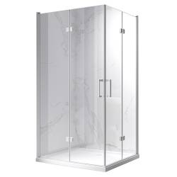 KABINA PRYSZNICOWA PROSTOKĄTNA KZ12A BIAŁA 90x80 CM KZ12A-WH-90X80