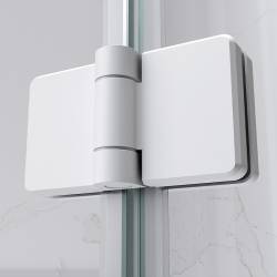 KABINA PRYSZNICOWA PROSTOKĄTNA KZ12A BIAŁA 90x80 CM KZ12A-WH-90X80