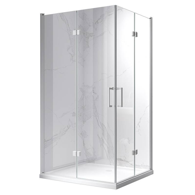 KABINA PRYSZNICOWA PROSTOKĄTNA KZ13A BIAŁA 100x90 CM KZ13A-WH-100X90