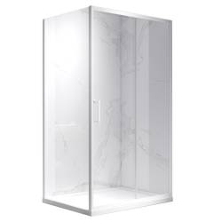 KABINA PRYSZNICOWA PROSTOKĄTNA KZ104C BIAŁA 120x90 CM KZ104C-WH-120X90