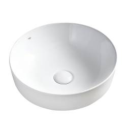 UMYWALKA NABLATOWA CERAMICZNA OKRĄGŁA FINO-WH-415 BIAŁA FINO-WH-415