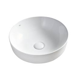 UMYWALKA NABLATOWA CERAMICZNA OKRĄGŁA FINO-WH-415 BIAŁA FINO-WH-415