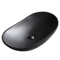 UMYWALKA NABLATOWA CERAMICZNA OWALNA LAVI-MTB-625 CZARNY MAT LAVI-MTB-625