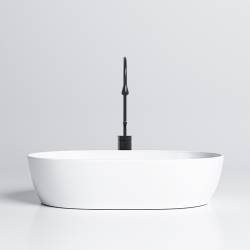 UMYWALKA NABLATOWA CERAMICZNA OWALNA NEO-WH-605 BIAŁY NEO-WH-605