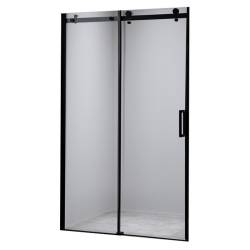 DRZWI PRYSZNICOWE SH03E CZARNE 125-130 CM 8 MM SH03E-BL-130