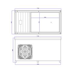 WANNA LODOWA COLD TUB KRIOTERAPIA MORSOWANIE POLAR-ICE-BL 172X87 POLAR-ICE-BL