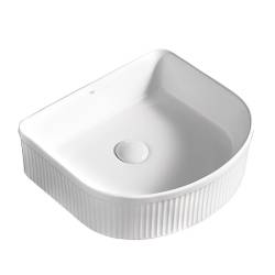 UMYWALKA NABLATOWA CERAMICZNA FINO-WH-400 BIAŁA FINO-WH-400
