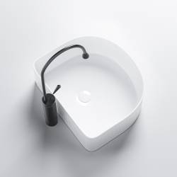 UMYWALKA NABLATOWA CERAMICZNA FINO-WH-400 BIAŁA FINO-WH-400