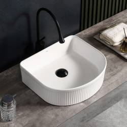 UMYWALKA NABLATOWA CERAMICZNA FINO-WH-400 BIAŁA FINO-WH-400