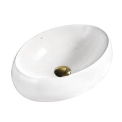 UMYWALKA NABLATOWA CERAMICZNA OWALNA CARI-WH-500 BIAŁA CARI-WH-500