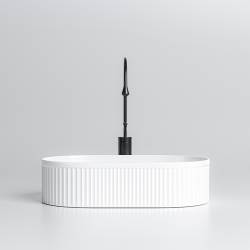 UMYWALKA NABLATOWA CERAMICZNA OWALNA ELIX-WH-490 BIAŁY ELIX-WH-490
