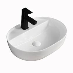 UMYWALKA NABLATOWA CERAMICZNA OWALNA EMI-WH-510 BIAŁY EMI-WH-510