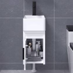 UMYWALKA NABLATOWA CERAMICZNA POSTOKĄTNA LUCY-WH-460 BIAŁA LUCY-WH-460